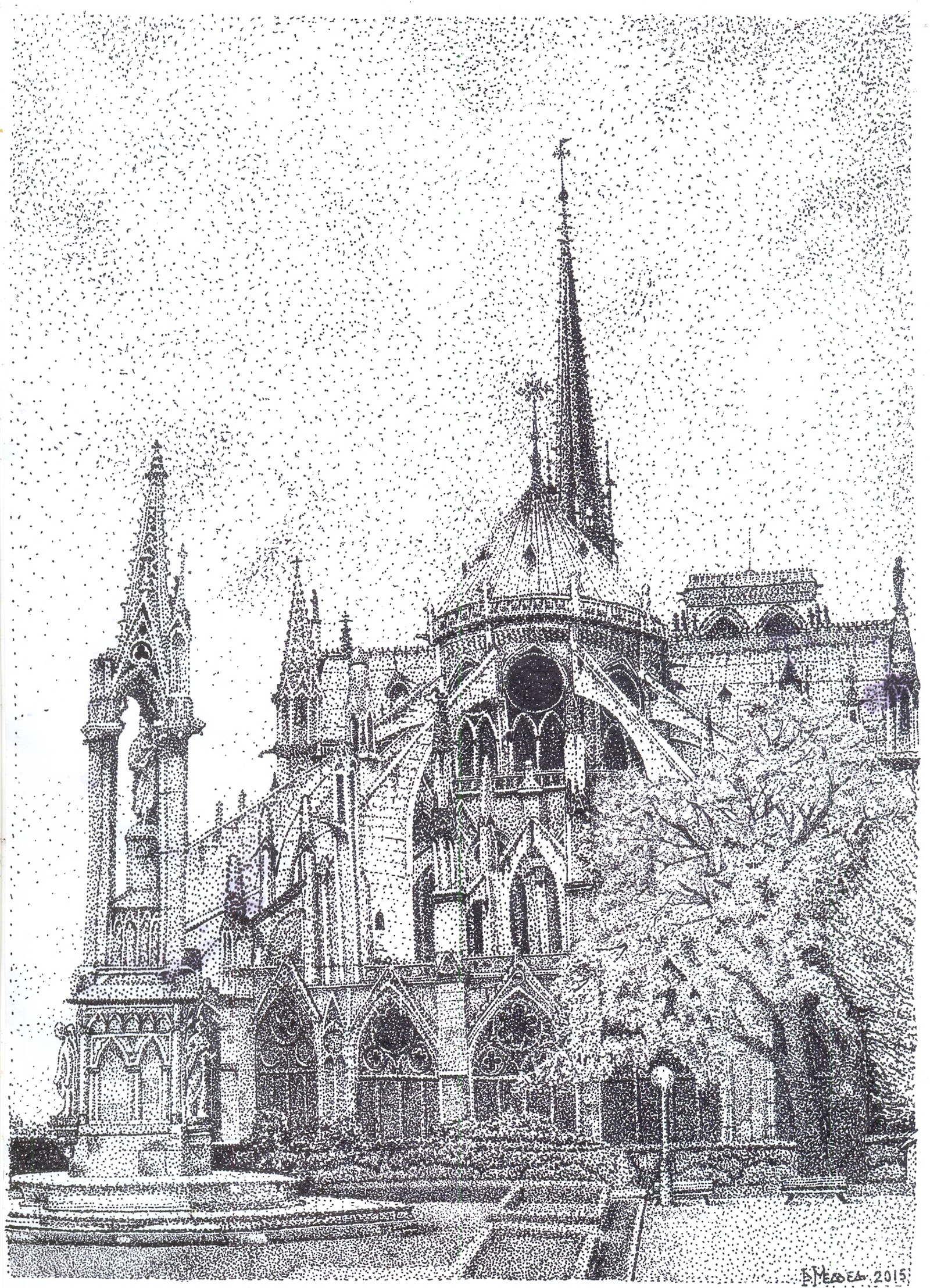 Мечеть Парижской Богоматери иллюстрации