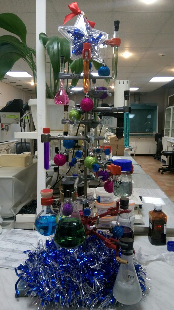 Химическая ёлка | Пикабу