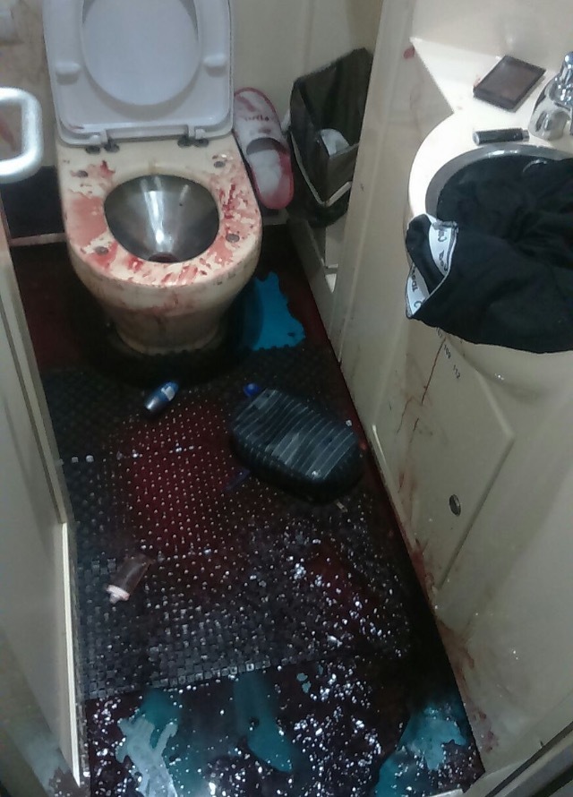 Порно в туалете поезда