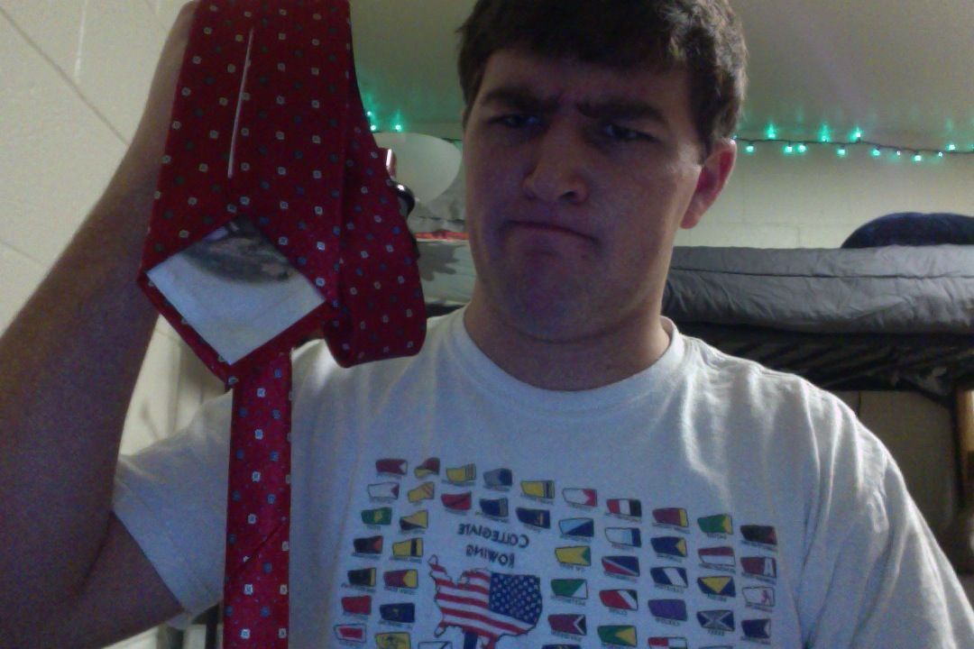 Mom brought a gift from Italy for her son - NSFW, Tie, Presents, It was possible, Repeat