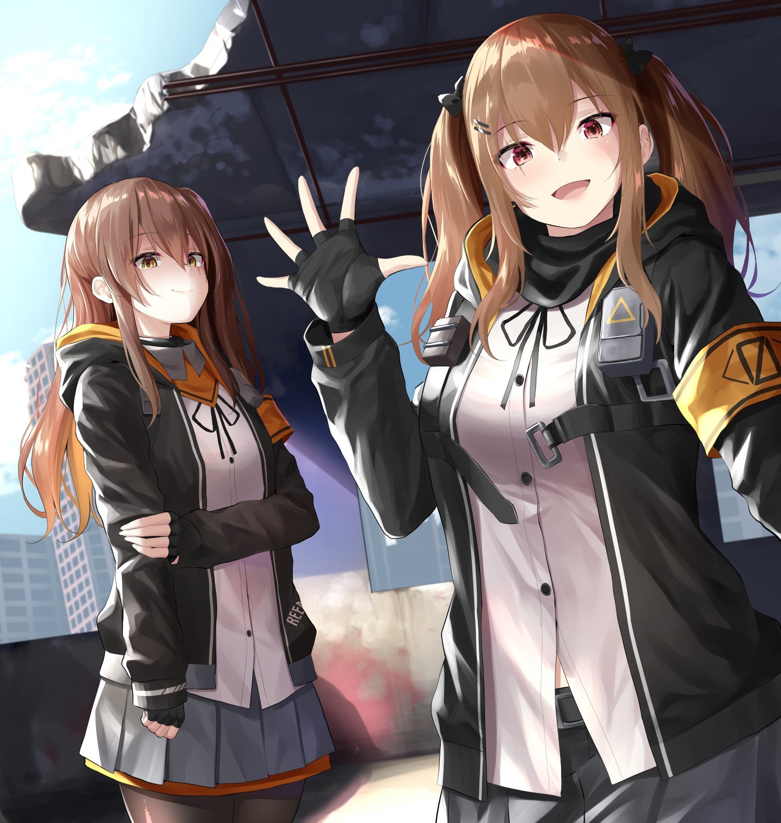 UMP9 & UMP45 - Anime Art, Girls Frontline, Ump9, Ump45