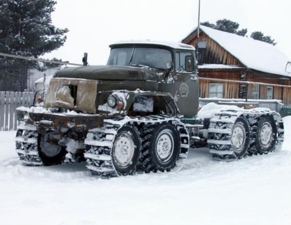 Craft from UralSpetsTrans - With your own hands, Tracked chassis, Zil 131