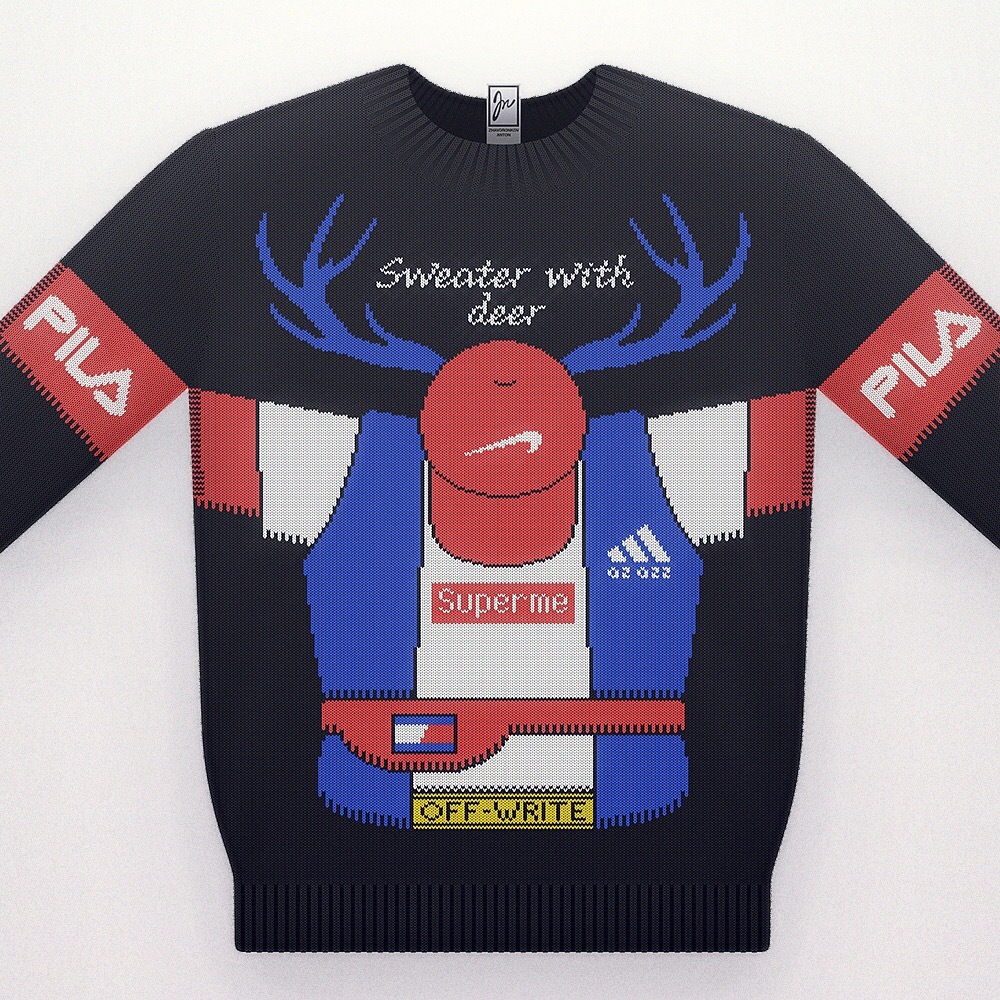 Sweater with deers - Sweater with deers, , Longpost