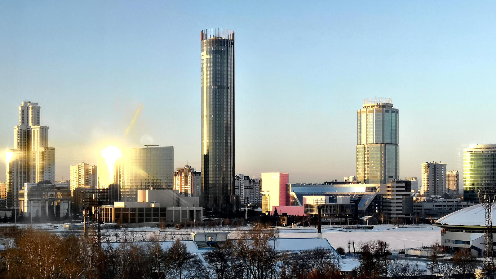 Екатеринбург Сити зимой