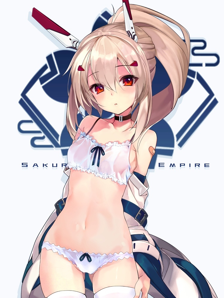 Ayanami - NSFW, Azur lane, Ayanami, Etty, Lingerie, Anime art, Anime, Art, Underwear