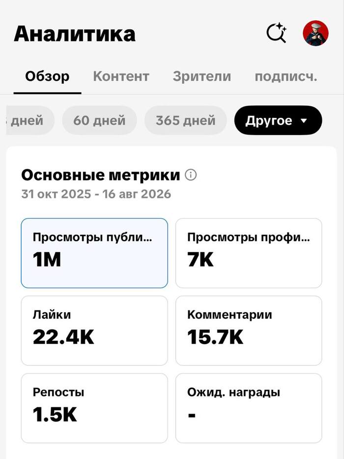 1 000 000 ���������� � TikTok!