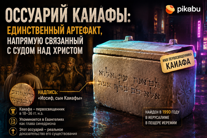 Оссуарий Каиафы: единственный артефакт, напрямую связанный с судом над Христом