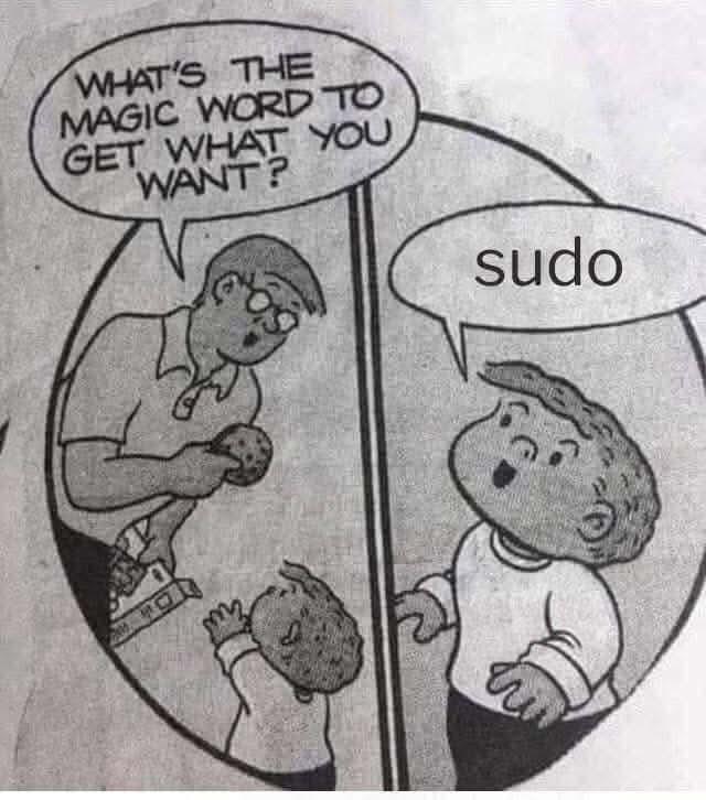 sudo )