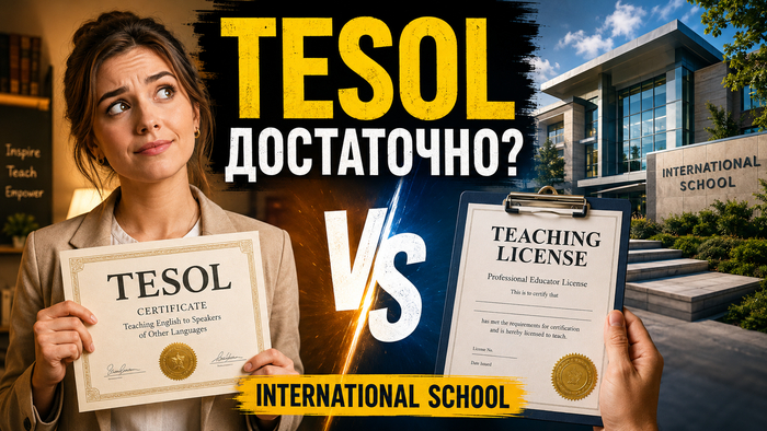 Можно ли работать в международной школе с TEFL/TESOL: когда нужна teaching license