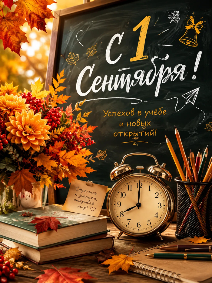 🍂 С 1 сентября, друзья! 🎮