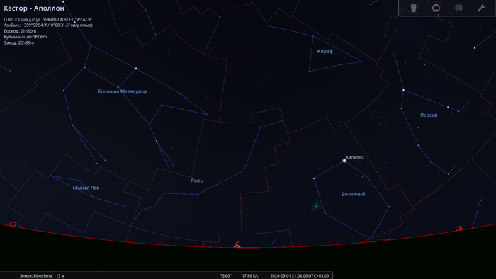 Stellarium ����������, ��� ������ � ������� ������ ��� ����������. �� �� �� ����� � ��������� ���������. ��� ���� ������ ������ ������� - ��� ��� ��������� �������� ��������� ������ �����.