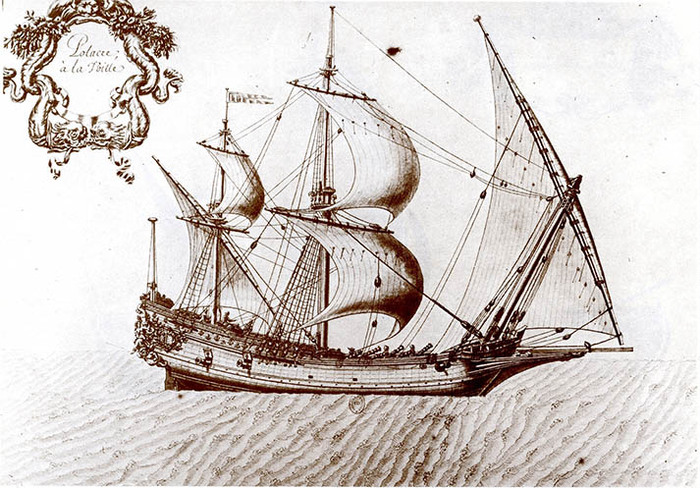 Полакка на рисунке 1679 г.