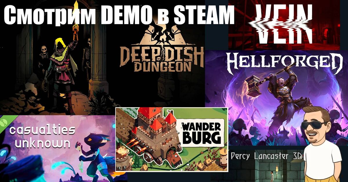 Watching DEMO versions of games on Steam (September 2, 2026) - Series My Streams, My, Стрим, Demo, Demo, Games, Computer games, Steam, Video game, Reaction, Video, Video VK