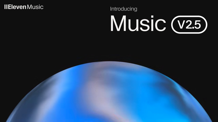 ElevenLabs ��������� Music v2.5 � ��������� ������ � lossless �� ���������� ������ � ������� �� ������� ������