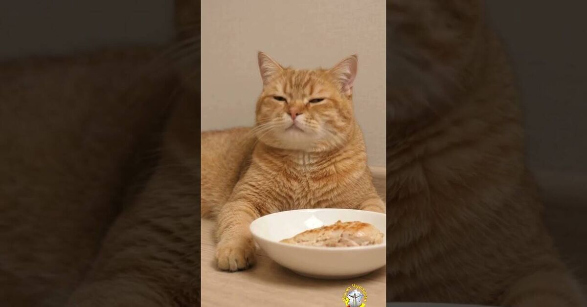 Unfortunately, this is true about many cats. - My, Neural Network Content, Memes, Milota, Humor, Youtube, Youtube Shorts, cat, Animals, Pets, Vital, Fat cats, Purring, Video, Short videos
