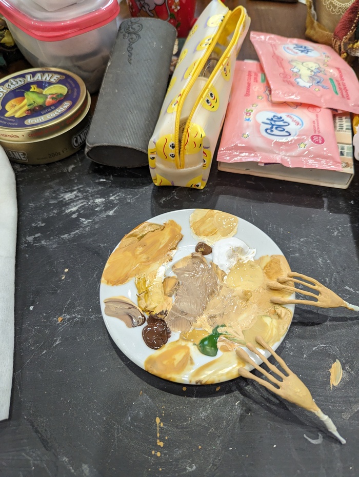 красим лапки
