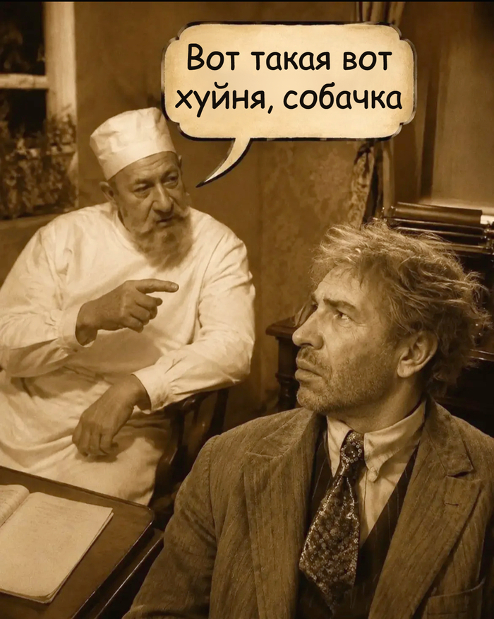 Есть такое ощущение, что ради этого мема Шарикова сыграл Билли Боб Торнтон