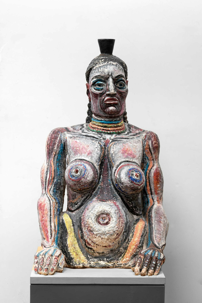 Шурига Пелагея. Мексика. 1971. Гипс, авторская роспись