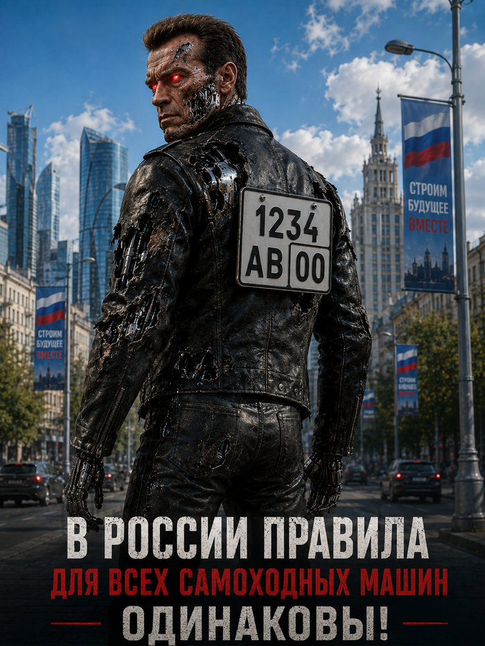 В России правила для всех самоходных машин одинаковы!