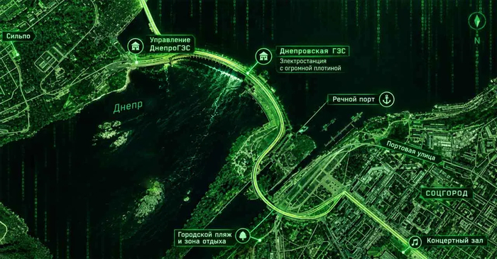 Нанесены новые удары по ДнепроГЭС и мостам через Днепр в Запорожье