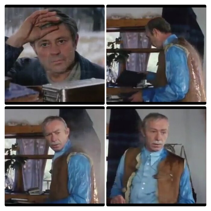 Коллаж финальной сцены фильма "Солярис" (1972)