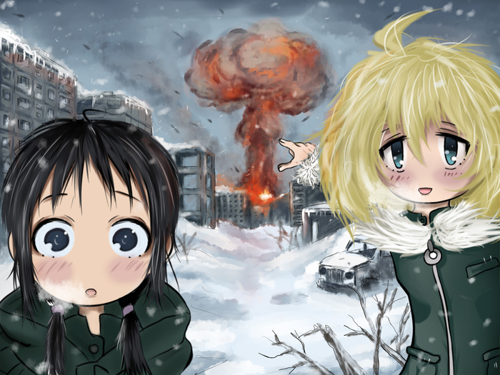 Продолжение поста "Shoujo Shuumatsu Ryokou / Девушки в последнем путешествии" BOOM