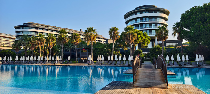 Главные жилые блоки Voyage Belek. Красиво и масштабно
