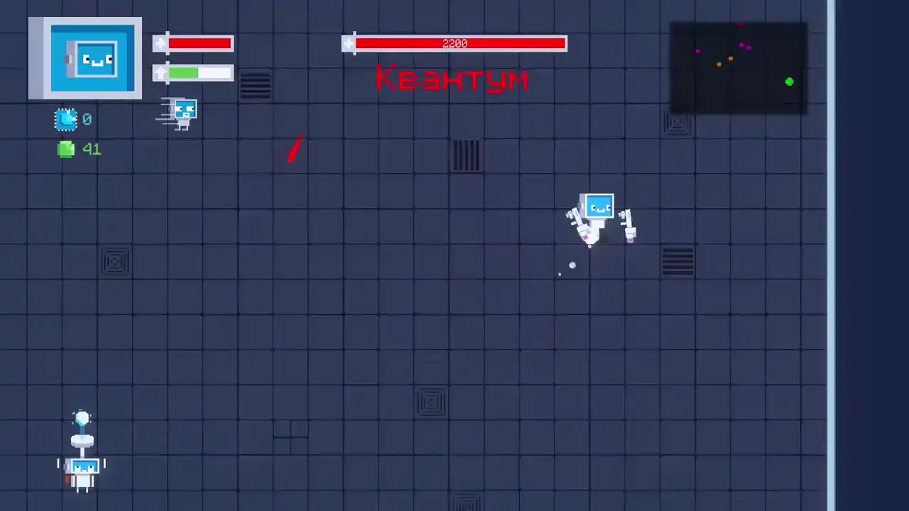 Glitch Hunter — это 2D-игра на выживание с бесконечными волнами врагов, турелями, роботами и ежедневными испытаниями. Играйте в браузере на ПК и мобильных устройствах. (видео 1)