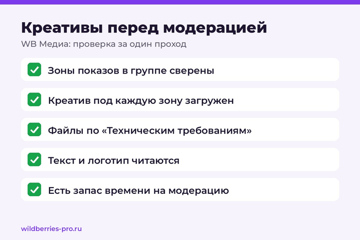 Пять вещей, которые стоит сверить до отправки баннера на модерацию