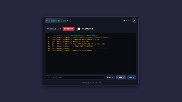 Web Serial Monitor ����� � �������� � ������. ������ ������� ����� ������ ��� ����� � ��� ����� ������! �� ��, �� �����. �������� ��������.