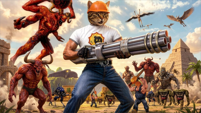 Кот Serious Sam