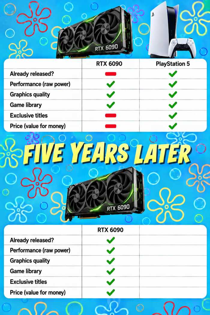 RTX 6090 ������ PlayStation 5