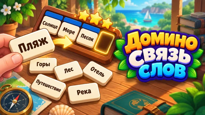 Домино Связь слов на Пикабу Игры