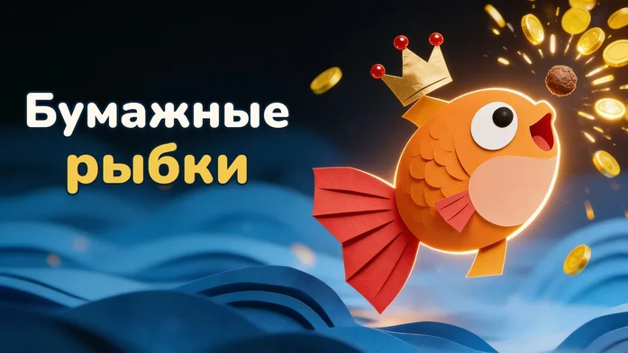 Бумажные рыбки на Пикабу Игры