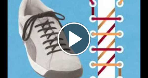 Как шнуровать кроссовки с 2 дырками