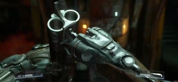 дум гай и кролик дейзи. со злыми намерениями. Doom slayer перезаряжает дробовик. со злыми намерениями. со злыми намерениями.